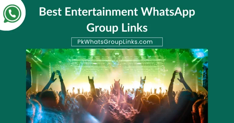 Best Entertainment WhatsApp Group Links