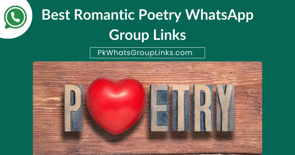 Best Romantic Poetry WhatsApp Group Links