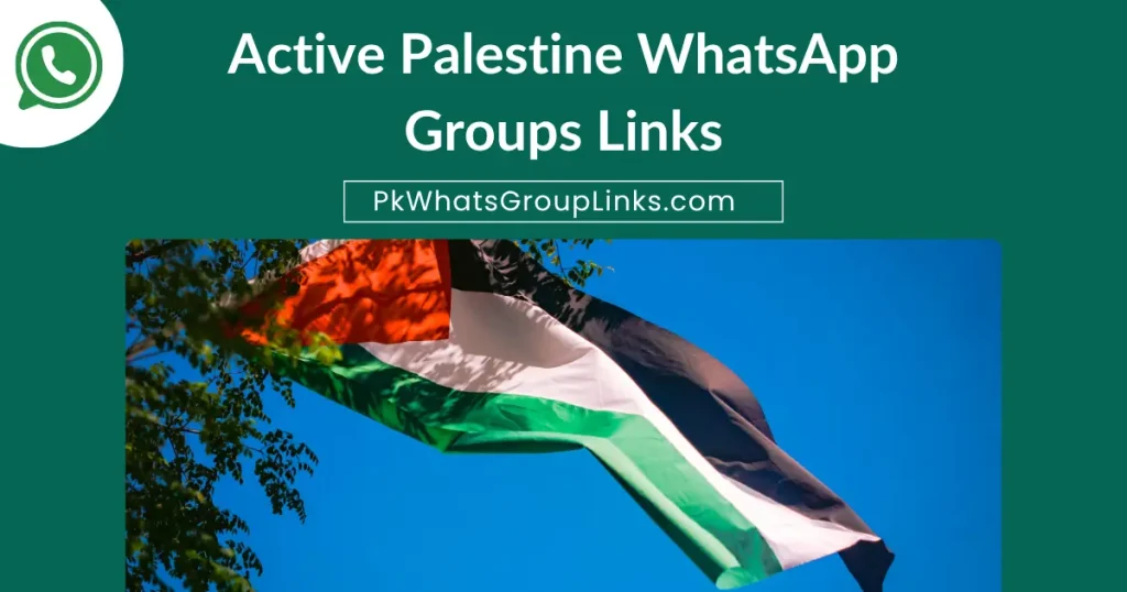 Active Palestine WhatsApp Groups Links