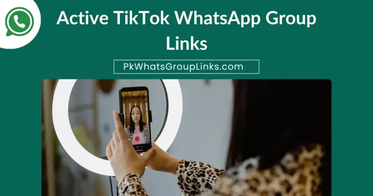 Active TikTok WhatsApp Group Links
